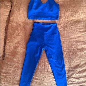 Beyond Yoga Deep Blue Activewear Set